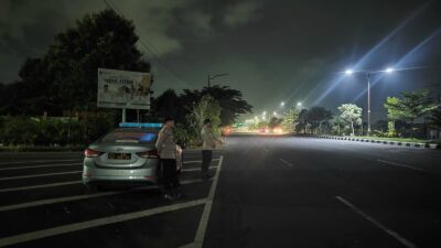 Patroli Blue Light Polsek Kediri, Antisipasi 3C dan Balap Liar di Jalur BIL I dan BIL II