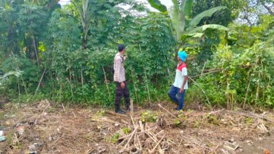 Bhabinkamtibmas Desa Rumak Aktif Edukasi Warga Soal Swasembada Pangan