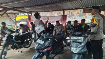 Polres Lombok Barat Gelar Penyuluhan Kamtibmas di Pasar Gerung