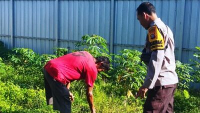 Polri Dukung Ketahanan Pangan Desa Senteluk, Lombok Barat