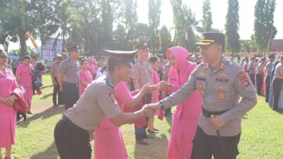 Upacara Kenaikan Pangkat Polres Lombok Barat: Momentum Profesionalisme