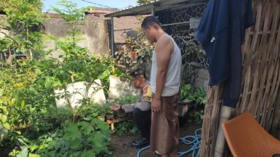 Sinergi Bhabinkamtibmas dan Warga, Kolaborasi Aktif Wujudkan Ketahanan Pangan di Desa Kuranji