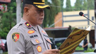 Polres Lombok Barat Peringati Haornas, Dorong Budaya Olahraga Sejak Dini