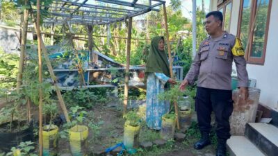 Polsek Batulayar Dorong Program Ketahanan Pangan lewat Edukasi di Senggigi