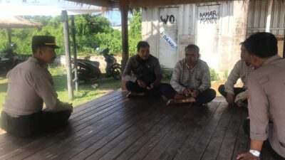 Kamtibmas Kondusif, Sat Binmas Polres Lombok Barat Dekati Pemuda Pasar Kuripan