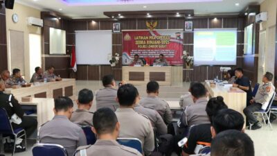 Ciptakan Kamseltibcar Lantas, Polres Lobar Rampungkan Lat Pra Ops Zebra